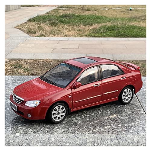 Spielzeugauto für Kinder 1 18 Für KIA CERATO Simulation Diecast Automodell Erwachsene Sammlung Ornament Souvenir Display Auto Modell Bauset(Rot) von PYWCOM