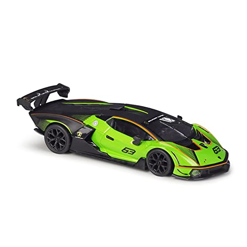 Spielzeugauto für Kinder 1 18 Für Lamborghini Essenza Scv12 WRC Rally Car Alloy Diecast Model Car Collection Spielzeug Dekoration Auto Modell Bauset von PYWCOM