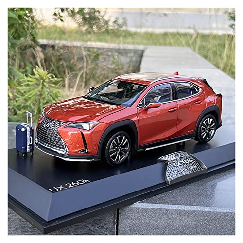 Spielzeugauto für Kinder 1 18 Für Lexus UX260h SUV Simulation Legierung Geländewagen Modell Statisches Fahrzeug Sammlerstück Souvenirs Auto Modell Bauset(Orange) von PYWCOM