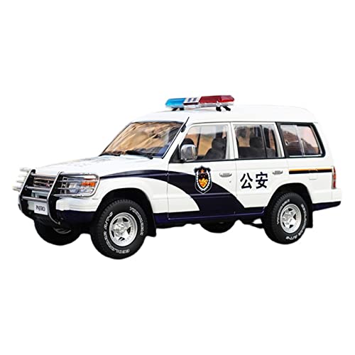 Spielzeugauto für Kinder 1 18 Für Mitsubishi Pajero V31 Simulation Diecast Geländewagen Modellsammlung Ornament Souvenir Display Auto Modell Bauset von PYWCOM