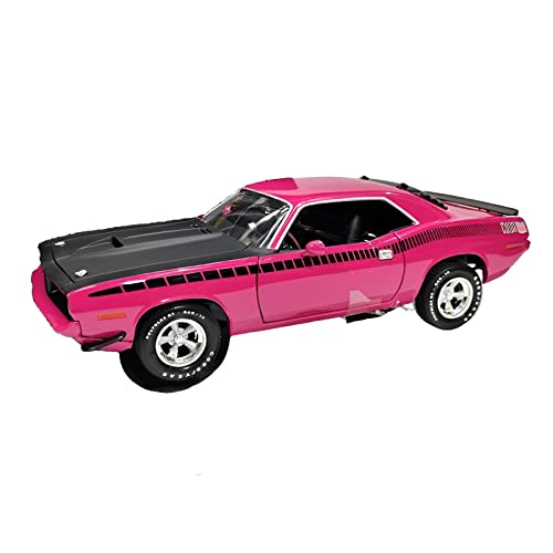 Spielzeugauto für Kinder 1 18 Für Plymouth AAR CUDA Auto Legierung DiecastModel Metall Spielzeugauto Sammlung Geschenk Auto Modell Bauset von PYWCOM