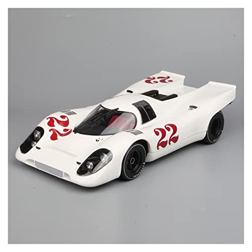 Spielzeugauto für Kinder 1 18 Für Porsche 917K Gewinner Gulf Diecast Alloy Racing Car Modell Adult Collection Souvenir Display Auto Modell Bauset von PYWCOM