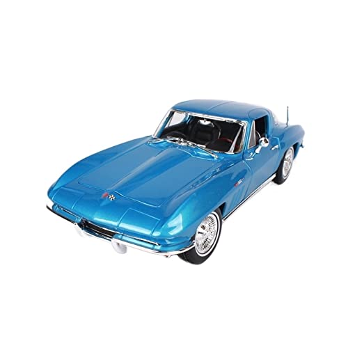 Spielzeugauto für Kinder 1 18 Passend Für Chevrolet Corvette 21957 Alloy Diecast Car Model Static Souvenir Collection Ornaments Auto Modell Bauset(E) von PYWCOM