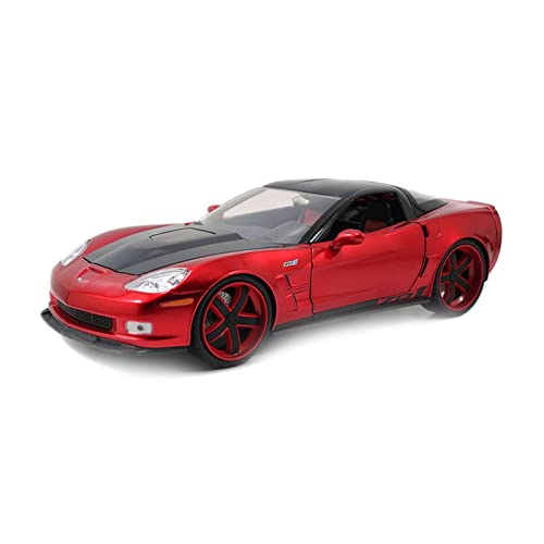 Spielzeugauto für Kinder 1 18 Passend Für Chevrolet Corvette ZR1 2009 Alloy Model Car Adult Collection Souvenir Display Ornaments Auto Modell Bauset von PYWCOM