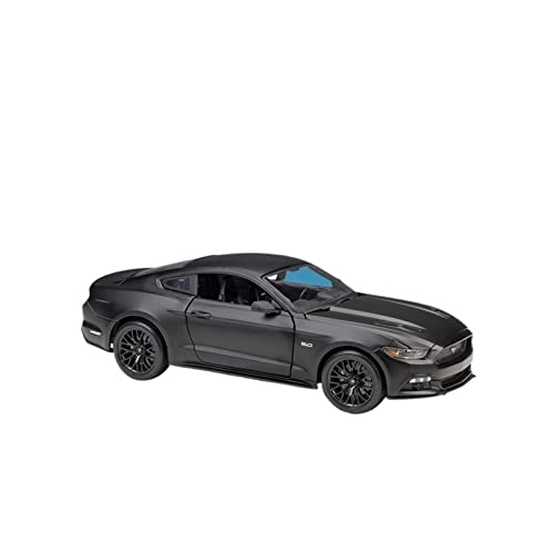 Spielzeugauto für Kinder 1 18 Passend Für Ford Mustang 2015 Orange Alloy Model Car Adult Collection Souvenir Display Ornaments Auto Modell Bauset(H) von PYWCOM