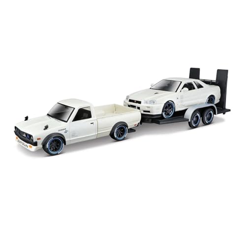 Spielzeugauto für Kinder 1 24 2017 Chevrolet Colorado ZR2 Und 2015 Corvette Z06 Static Alloy Die-Cast Vehicle Collector Toy Auto Modell Bauset(3) von PYWCOM