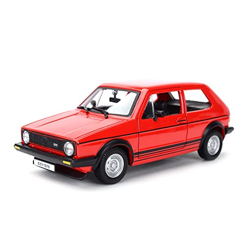 PYWCOM Spielzeugauto für Kinder 1 24 Für 1979 Golf MK1 GTI Hot Hatch Einteiliges Die-Cast Fahrzeug Sammlung Modellauto Spielzeug Auto Modell Bauset(2) von PYWCOM