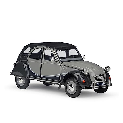 Spielzeugauto für Kinder 1 24 Für Citroen 2CV 6 Charleston Miniatur Legierung Die-cast Handwerk Auto Modell Spielzeug Sammlerstück Replik Auto Modell Bauset(Taglia unica) von PYWCOM