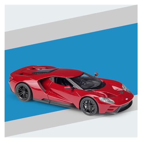 Spielzeugauto für Kinder 1 24 Für Ford 2017 GT Sportwagen Offene Tür Simulation Legierung Diecasts Auto Modell Spielzeug Sammlung Replik Auto Modell Bauset(2) von PYWCOM