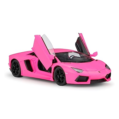 Spielzeugauto für Kinder 1 24 Für Lambo Aventador LP700-4 Miniatur Simulation Legierung Auto Modell Fertig Sammlung Auto Modell Bauset(6) von PYWCOM