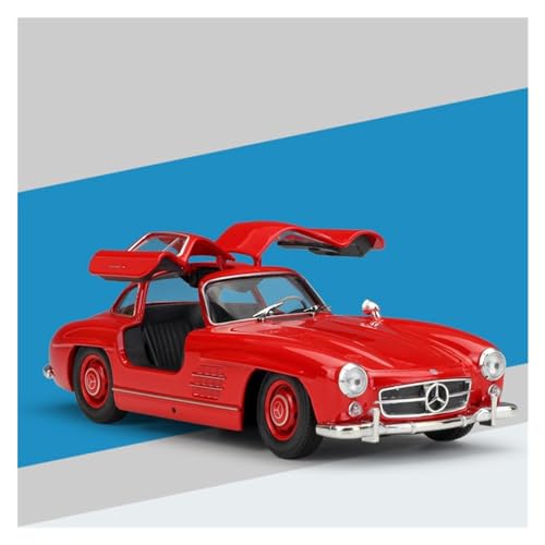 Spielzeugauto für Kinder 1 24 Für Mercedes-Benz 1963 230SL Lenkgestänge Simulation Legierung Guss Auto Modell Spielzeug Sammlerstück Replik Auto Modell Bauset(9) von PYWCOM