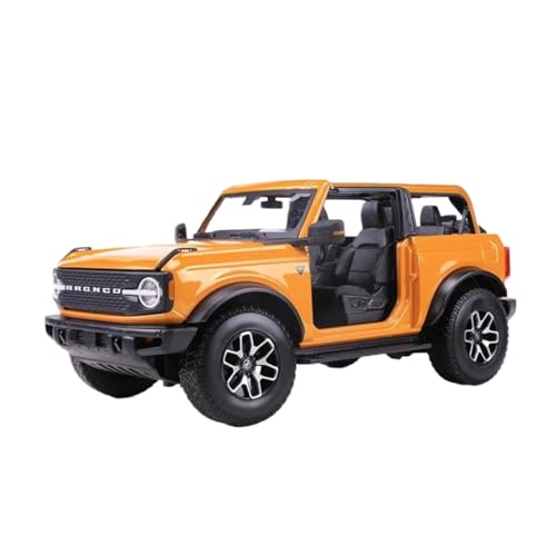 Spielzeugauto für Kinder 1:18 for Ford 2021 Bronco Wildtrak Diecast Auto Modell Kits Erweiterte Sammeln Set Auto Modell Bauset von PYWCOM