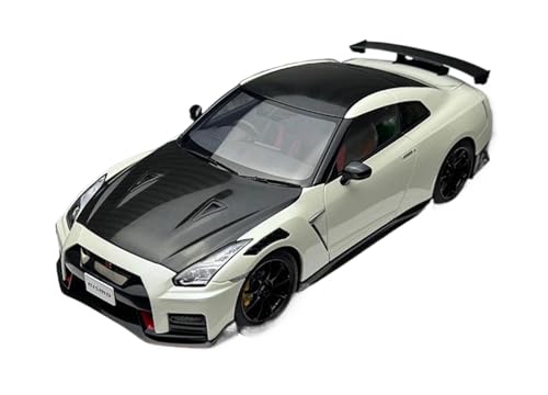 Spielzeugauto für Kinder 1:18 for Nissan GT-R35 NISMO 2022 Special Edition Sport Auto Modell Kits Auto Modell Urlaub Geschenk Auto Modell Bauset(Beige) von PYWCOM