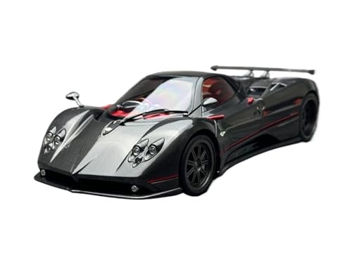 Spielzeugauto für Kinder 1:18 for Pagani Zonta Zonda F 2005 Genfer Autosalon Automodellbausätze, Legierungssammlung, Geschenk for Freunde und Familie Auto Modell Bauset(Black) von PYWCOM