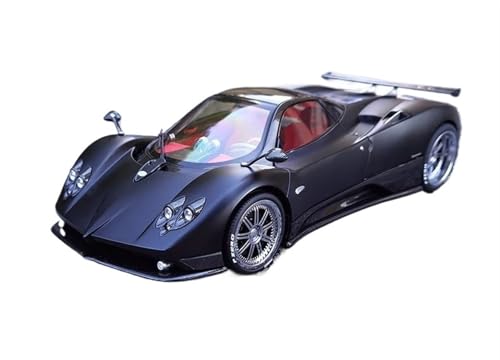 Spielzeugauto für Kinder 1:18 for Pagani Zonta Zonda F 2005 Genfer Autosalon Automodellbausätze, Legierungssammlung, Geschenk for Freunde und Familie Auto Modell Bauset(Blue) von PYWCOM