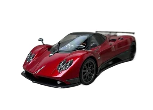 Spielzeugauto für Kinder 1:18 for Pagani Zonta Zonda F 2005 Genfer Autosalon Automodellbausätze, Legierungssammlung, Geschenk for Freunde und Familie Auto Modell Bauset(Red) von PYWCOM