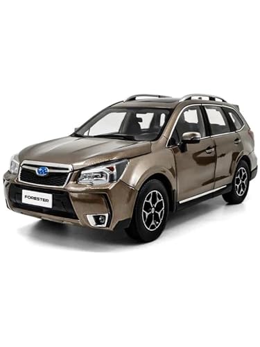 PYWCOM Spielzeugauto für Kinder 1:18 for Subaru Forester XT 2015 Metallauto-Modellbausätze, Metallsammelspielzeug for Kinder ab 14 Jahren Auto Modell Bauset(Brown) von PYWCOM