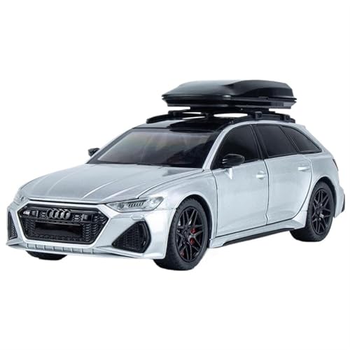 Spielzeugauto für Kinder 1:24 for Audi RS6 Legierung Auto Modell Kits Hohe Simulation Diecast Auto Kinder Spielzeug Sammler Auto Modell Bauset von PYWCOM