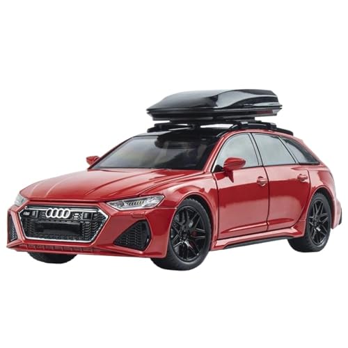 Spielzeugauto für Kinder 1:24 for Audi RS6 Legierung Auto Modell Kits Hohe Simulation Diecast Auto Kinder Spielzeug Sammler Auto Modell Bauset von PYWCOM