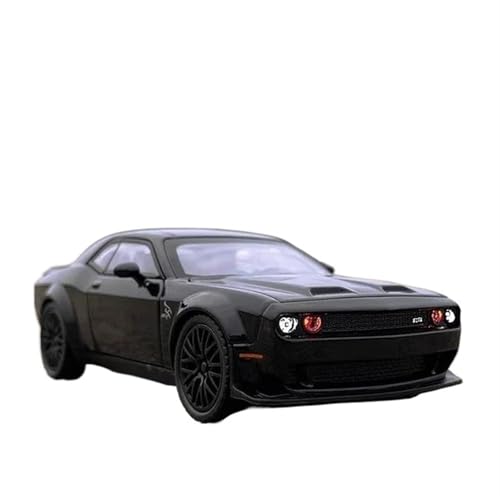 Spielzeugauto für Kinder 1:32 for Maßstab Dodge Challenger Redeye Legierung Auto Modell Auto Modell Kits Auto Spielzeug for Kinder Auto Modell Bauset(Black) von PYWCOM