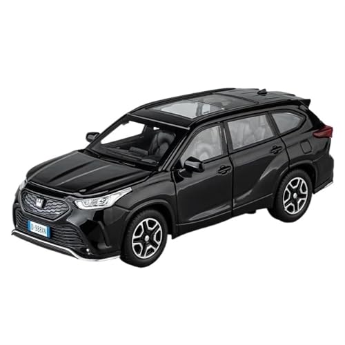 Spielzeugauto für Kinder 1:32 for SUV Crown Kluger Metalllegierung Automodellbausätze Druckgussspielzeug Hohe Simulation Fahrzeug Auto Modell Bauset(Black) von PYWCOM