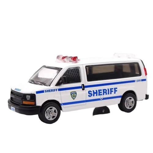 PYWCOM Spielzeugauto für Kinder 1:64 for Polizei Auto Legierung Auto Modell Bausätze Auto Spielzeug for Kinder Geschenk Idee Sammlerstücke Repliken Auto Modell Bauset von PYWCOM