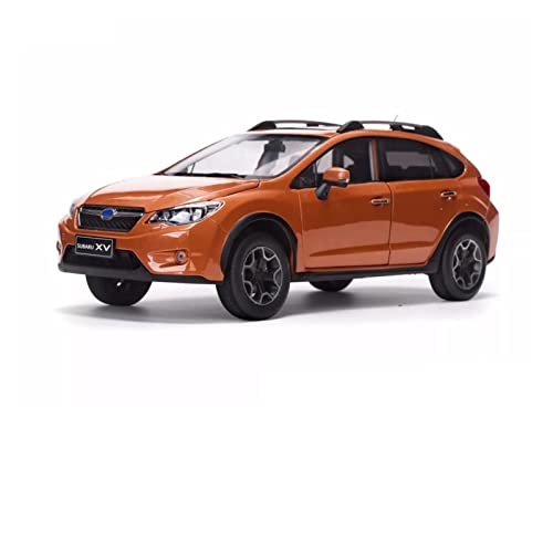 Spielzeugauto für Kinder Für Legierung Automodell SUV Subaru 2014 XV Auto Weiß 5572# 1 18 Automodell Ornamente Auto Modell Bauset(Orange) von PYWCOM