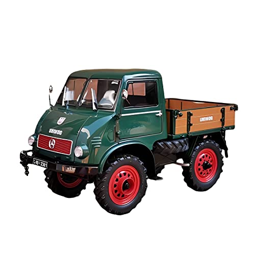 Spielzeugauto für Kinder Für Mercedes-Benz Unimog 401 1 18 LKW-Legierung Automodell Simulierte Metallfahrzeug-Souvenir-Dekoration Auto Modell Bauset von PYWCOM