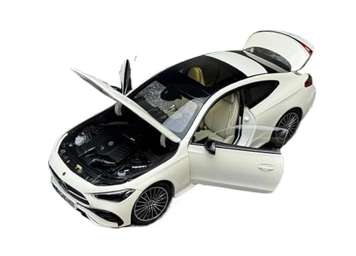 Spielzeugauto für Kinder Maßstab 1:18 for Benz CLE Metallautomodell Automodellbausätze for Erwachsene Weihnachtsgeschenksammlung Auto Modell Bauset(White) von PYWCOM