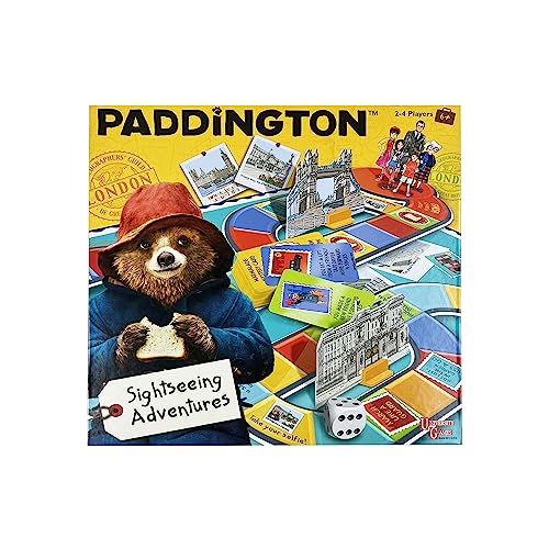 University Games Paddington Bear Sightseeing Adventures Brettspiel für 2-4 Spieler ab 5 Jahren, Braun von University Games