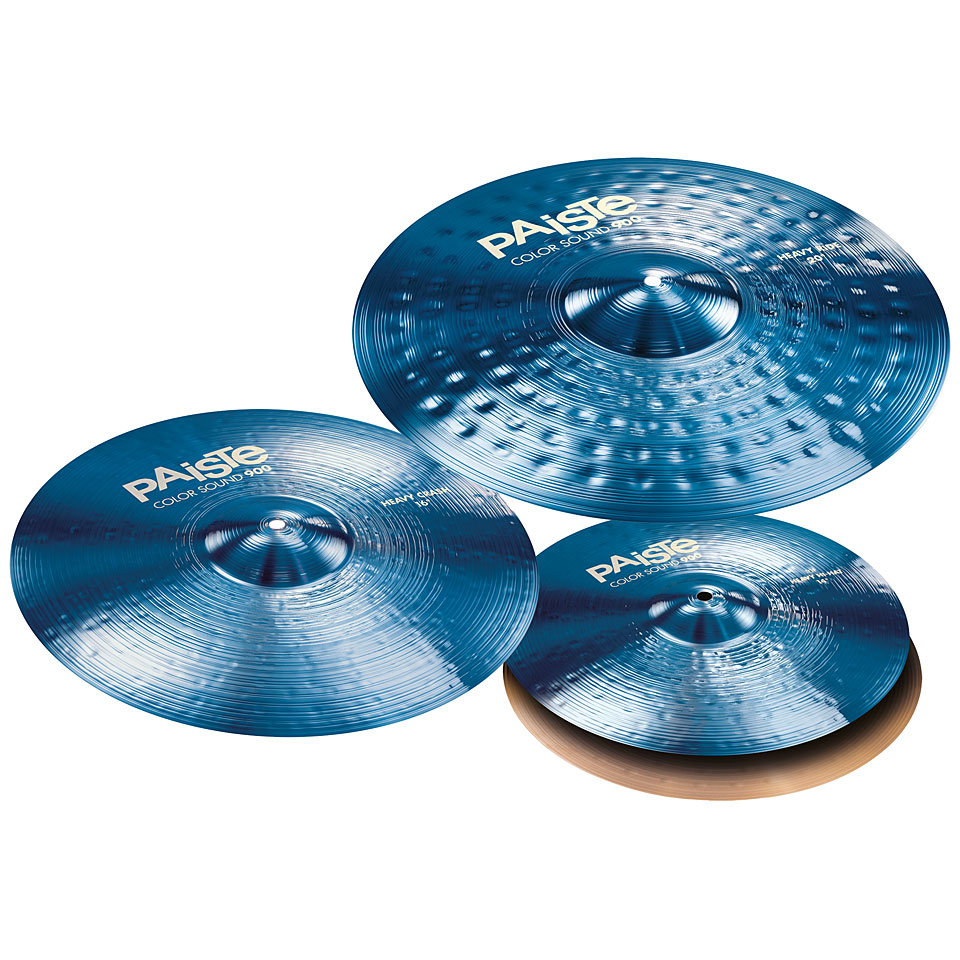 Paiste Color Sound 900 Blue Rock Set 14HH/16C/20R Becken-Set von Paiste