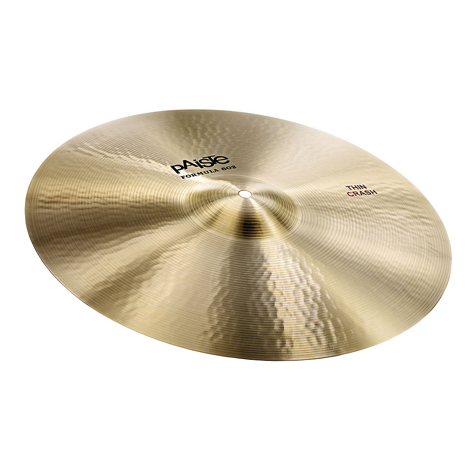 Paiste Formula 602 Classic Sounds 19" Thin Crash Crash-Becken von Paiste