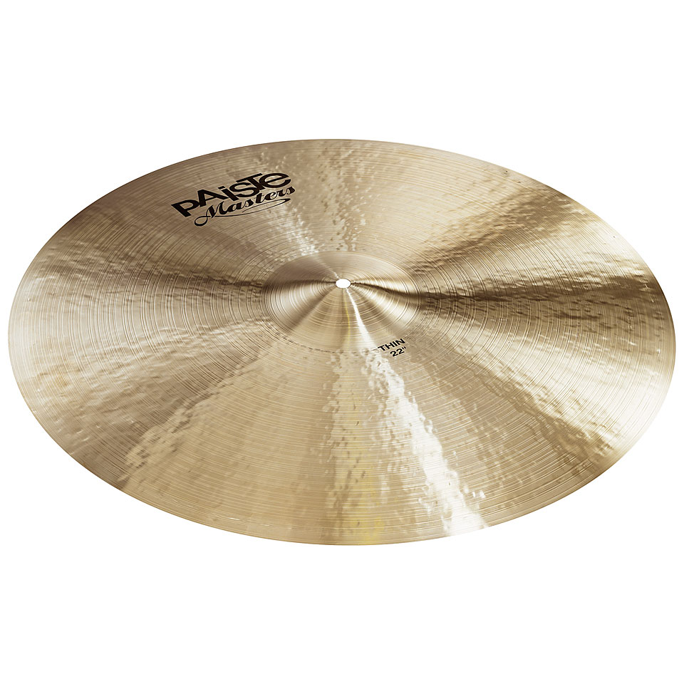 Paiste Masters 22" Thin Ride Ride-Becken von Paiste