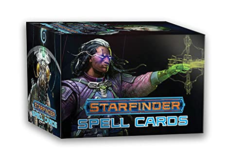 Paizo Publishing Zubehör Starfinder Spell Cards-EN, Mehrfarbig von Paizo