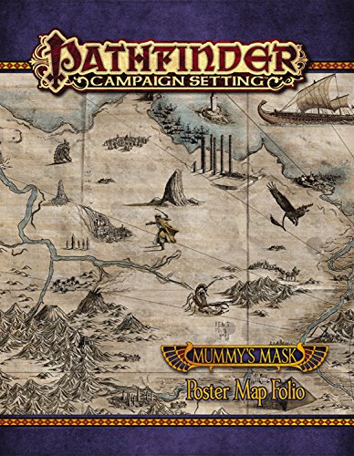 Pathfinder Campaign Setting: Mummy’s Mask Poster Map Folio von Paizo