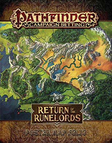 Pathfinder Campaign Setting: Return of The Runelords Poster Map Folio von Paizo