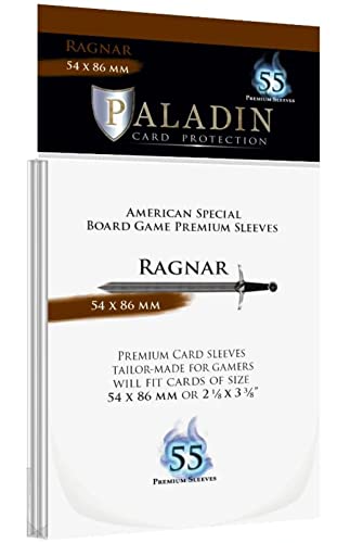 Paladin Premium American Special Clear Gloss Sleeves, 54 mm x 86 mm von Paladin