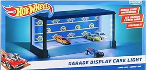 Paladone Hot Wheels Garage & Display Light - Offiziell lizenzierte Mattel Merchandise, Leuchtende Hülle für 7 Autos, personalisierbarer Hintergrund, Geschenk für Sammler von Paladone