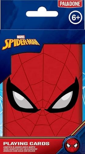 Spiderman Spielkarten in Sammlerdose - Offiziell Lizenziertes Disney-Kartenspiel, Standarddeck mit 54 Karten, Geschenk für Disney-Fans von SPIDER-MAN