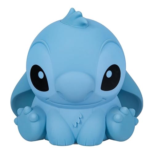 Paladone Stitch Squishy Lampe – Offiziell lizenziertes Disney freistehendes Schreibtischlicht, Spielzimmer-Dekor und Merchandise für Jungen und Mädchen, Nachtlicht Geschenk Zubehör für Spielzimmer und von Paladone