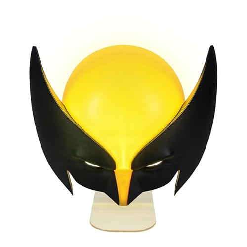 Paladone Wolverine Maskenlicht – Offiziell lizenziertes Marvel-Produkt, wandmontierbar oder freistehende X-Men-Charakter-Lampe, USB- oder batteriebetrieben von Paladone