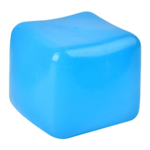 Cube Stress Ball ,1 Stück Eiswürfel Pinch Stressbälle, Anti Stress Eisblock Squeeze Bälle, Stressabbau Würfel Sensorisches Spielzeug Für Kinder Und Erwachsene (Zufällige Farbe) von Palaufr