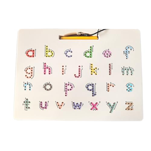 Palaufr Magnetische Nachfahrtafel | Beidseitige Alphabetmagneten | Lernspielzeug für Schreiben Puzzle und Sinneswahrnehmung für Kleinkinder Kindergarten und Zuhause Palaufr Magnetische Nachfahrtafel | Beidseitige Alphabetmagneten | Lernspielzeug für Schreiben Puzzle und Sinneswahrnehmung für Kleinkinder Kindergarten und Zuhause von Palaufr