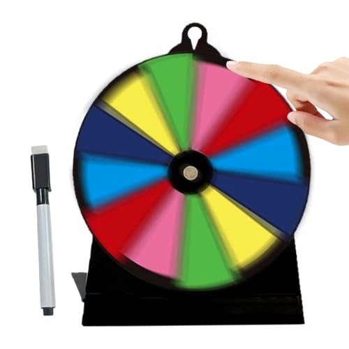 Palaufr Preisrad | Tisch Drehrad Mit Sockel Für Gewinnspiele,Wiederverwendbares Glücksrad Für Partys Supermärkte Auftritte Handelsmessen Spendensammlung Gewerbe Palaufr Preisrad | Tisch Drehrad Mit Sockel Für Gewinnspiele,Wiederverwendbares Glücksrad Für Partys Supermärkte Auftritte Handelsmessen Spendensammlung Gewerbe von Palaufr