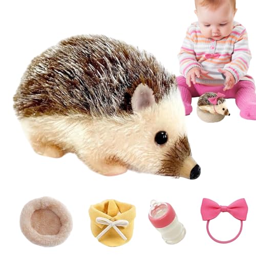 Palaufr Silikone Igel,13 cm Igel Spielkamerad - Weiches Tier Modell mit Schlafkissen, Silikon Puppe für Raumdekoration, Reise, Pflege, Spiel und Fantasiespiel Palaufr Silikone Igel,13 cm Igel Spielkamerad - Weiches Tier Modell mit Schlafkissen, Silikon Puppe für Raumdekoration, Reise, Pflege, Spiel und Fantasiespiel von Palaufr