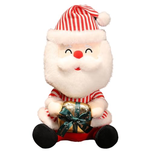 Palaufr Weihnachtsmann Stofftier | Plüsch-Weihnachtsmann-Puppe Kuscheltiere - Weihnachtsplüschtiere, Kuschelkissen, Weihnachtsdekorationen von Palaufr