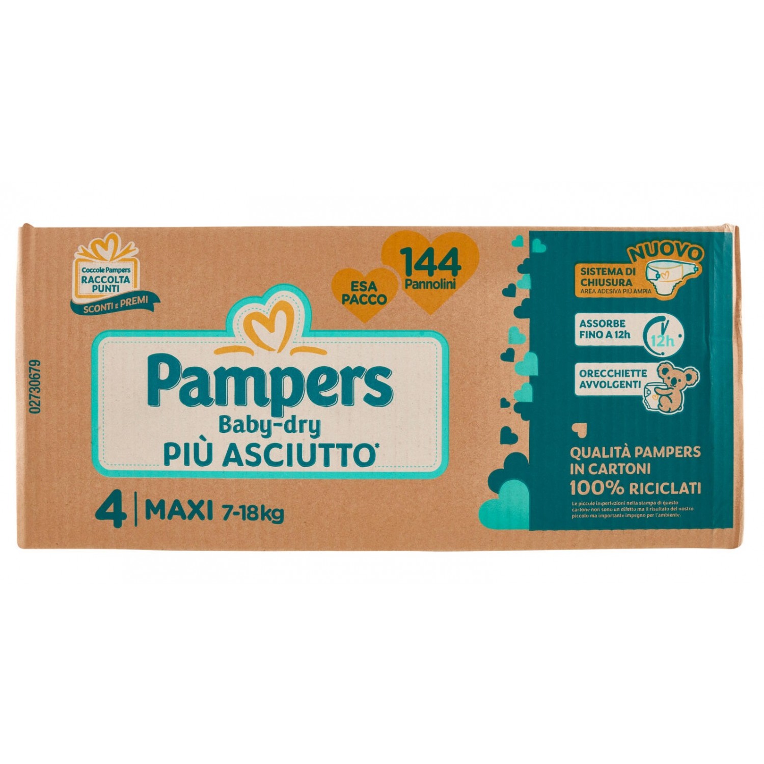 Pampers Baby Dry Maxi Windeln 7-18 kg Größe 4 (148 Stück) von Pampers