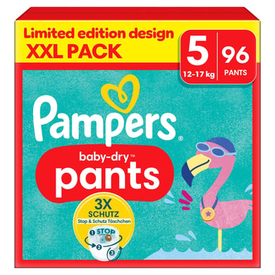 Pampers Baby-Dry Pants, Gr. 5 Junior, 12-17kg, XXL Pack (1 x 96 Pants) von Pampers