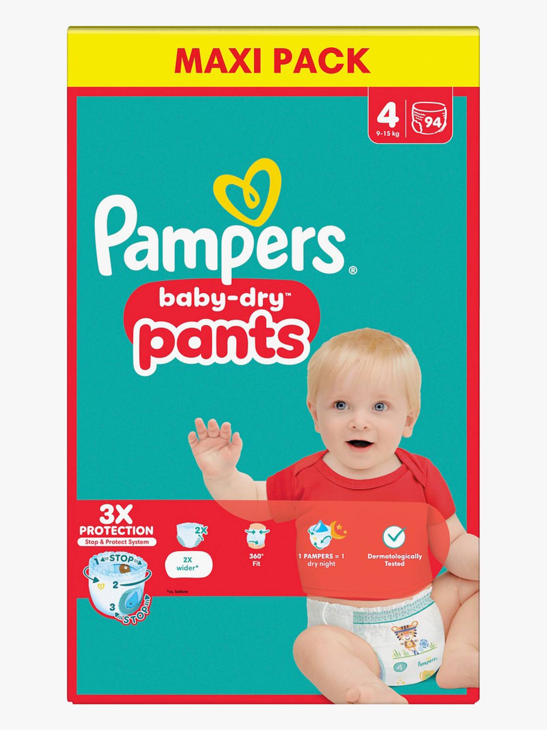 Pampers Baby Dry Pants Windeln Größe 4 9-15 kg Maxi 94er-Pack Pampers Baby Dry Pants Windeln Größe 4 9-15 kg Maxi 94er-Pack von Pampers