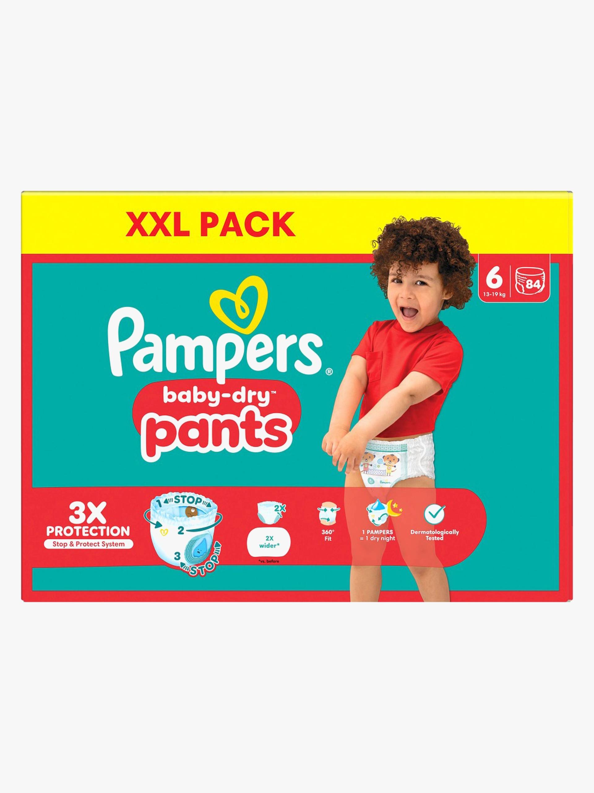 Pampers Baby Dry Pants Windeln Größe 6 13-19 kg XXL 84er-Pack Pampers Baby Dry Pants Windeln Größe 6 13-19 kg XXL 84er-Pack von Pampers